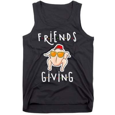 Turkey Friends Giving Happy Friendsgiving Tank Top