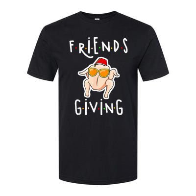 Turkey Friends Giving Happy Friendsgiving Softstyle CVC T-Shirt