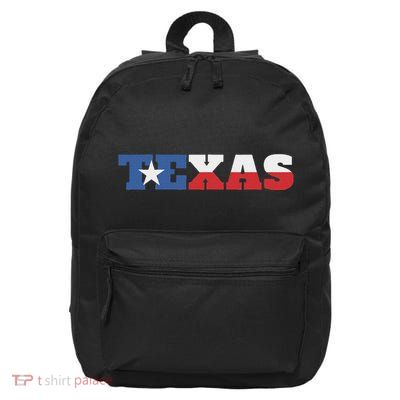 Texas Flag Gift Cool Usa Us Pride American State Proud Texas 16 in Basic Backpack