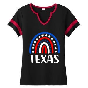 Texas Funny Gift I Love Texas Usa Gift Ladies Halftime Notch Neck Tee