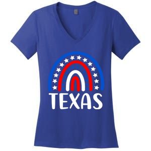 Texas Funny Gift I Love Texas Usa Gift Women's V-Neck T-Shirt