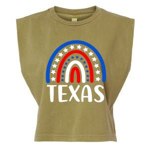 Texas Funny Gift I Love Texas Usa Gift Garment-Dyed Women's Muscle Tee