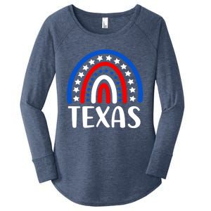 Texas Funny Gift I Love Texas Usa Gift Women's Perfect Tri Tunic Long Sleeve Shirt