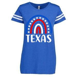 Texas Funny Gift I Love Texas Usa Gift Enza Ladies Jersey Football T-Shirt