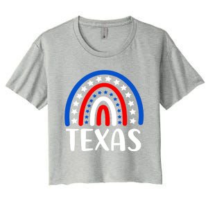 Texas Funny Gift I Love Texas Usa Gift Women's Crop Top Tee