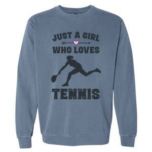 Tennis Funny Gift For Tennis Players And Cool Gift Garment-Dyed Sweatshirt