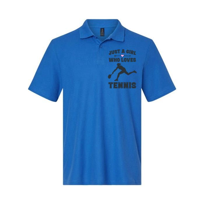 Tennis Funny Gift For Tennis Players And Cool Gift Softstyle Adult Sport Polo