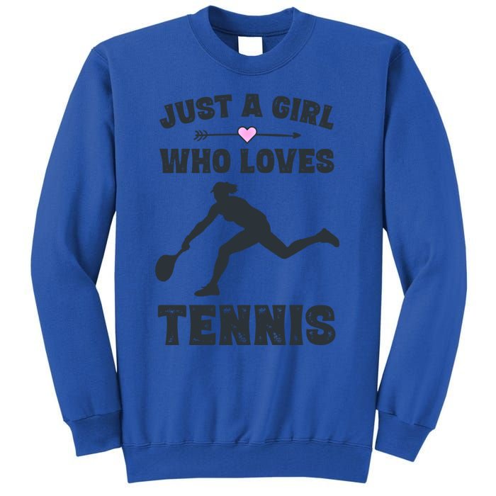 Tennis Funny Gift For Tennis Players And Cool Gift Tall Sweatshirt