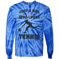 Tennis Funny Gift For Tennis Players And Cool Gift Tie-Dye Long Sleeve Shirt