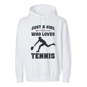 Tennis Funny Gift For Tennis Players And Cool Gift Garment-Dyed Fleece Hoodie