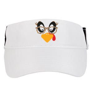 Turkey Face Glasses Turkey Thanksgiving Adult Drive Performance Visor