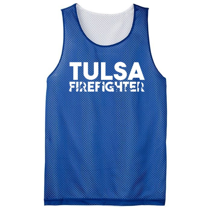 Tulsa Firefighter Gift Firefighter Dad Gift Meaningful Gift Mesh Reversible Basketball Jersey Tank