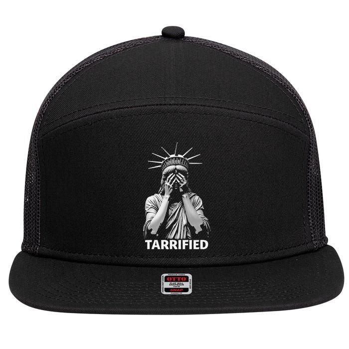 Tarrified Funny Gift 7 Panel Mesh Trucker Snapback Hat