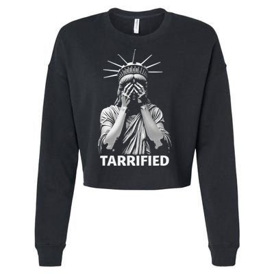 Tarrified Funny Gift Cropped Pullover Crew