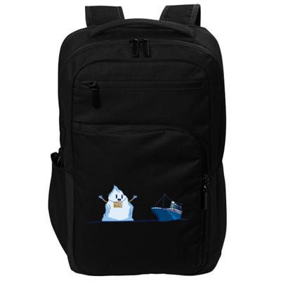 Titanic Free Hugs Funny Gift Titanic Humor Gift Impact Tech Backpack