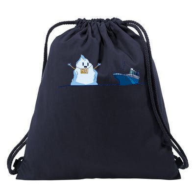 Titanic Free Hugs Funny Gift Titanic Humor Gift Drawstring Bag