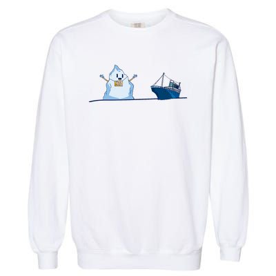 Titanic Free Hugs Funny Gift Titanic Humor Gift Garment-Dyed Sweatshirt