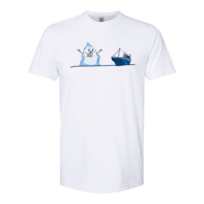 Titanic Free Hugs Funny Gift Titanic Humor Gift Softstyle CVC T-Shirt