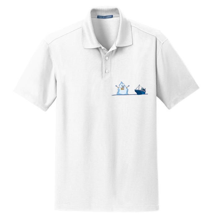 Titanic Free Hugs Funny Gift Titanic Humor Gift Dry Zone Grid Polo