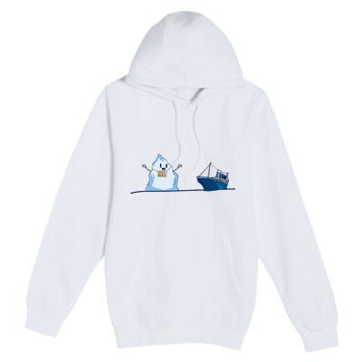 Titanic Free Hugs Funny Gift Titanic Humor Gift Premium Pullover Hoodie