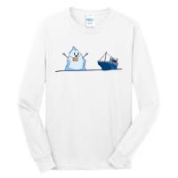 Titanic Free Hugs Funny Gift Titanic Humor Gift Tall Long Sleeve T-Shirt