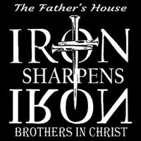 The Fathers House Iron Sharpens Iron Brothers In Christ Button
