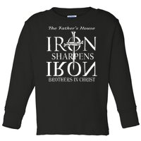 The Fathers House Iron Sharpens Iron Brothers In Christ Toddler Long Sleeve Shirt