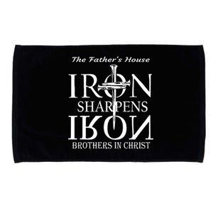 The Fathers House Iron Sharpens Iron Brothers In Christ Microfiber Hand Towel