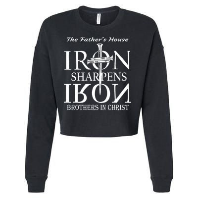 The Fathers House Iron Sharpens Iron Brothers In Christ Cropped Pullover Crew