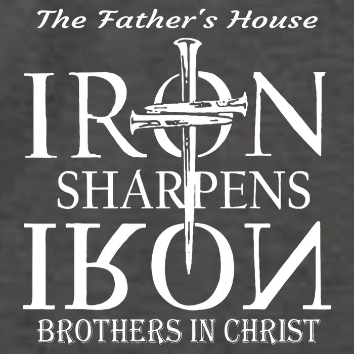 The Fathers House Iron Sharpens Iron Brothers In Christ Vector Backpack