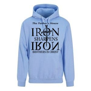 The Fathers House Iron Sharpens Iron Brothers In Christ Unisex Surf Hoodie