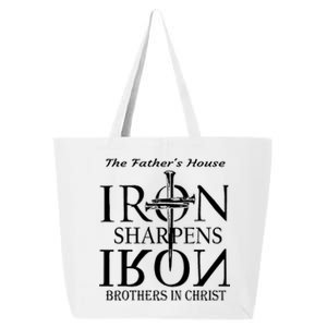 The Fathers House Iron Sharpens Iron Brothers In Christ 25L Jumbo Tote