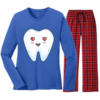 Tooth Fairy Halloween Trick Or Teeth Cute Gift Women's Long Sleeve Flannel Pajama Set 