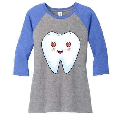 Tooth Fairy Halloween Trick Or Teeth Cute Gift Women's Tri-Blend 3/4-Sleeve Raglan Shirt