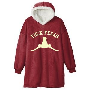 Tuck Fexas Horns Down Texas Hooded Wearable Blanket