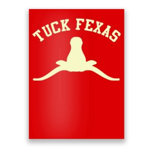 Tuck Fexas Horns Down Texas Poster