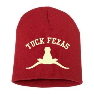 Tuck Fexas Horns Down Texas Short Acrylic Beanie