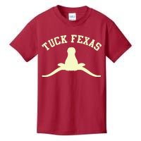 Tuck Fexas Horns Down Texas Kids T-Shirt