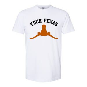 Tuck Fexas Horns Down Texas Softstyle CVC T-Shirt