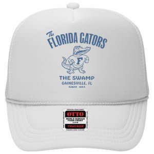 The Florida Hockey The Swamp Gainesville Team Support High Crown Mesh Back Trucker Hat