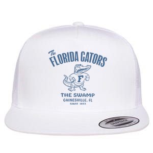 The Florida Hockey The Swamp Gainesville Team Support Flat Bill Trucker Hat