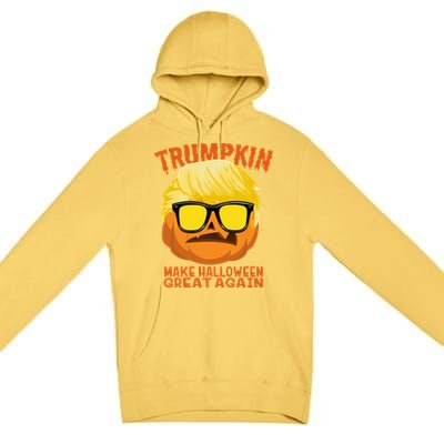 Trumpkin Funny Halloween Make Halloween Great Again Gift Premium Pullover Hoodie