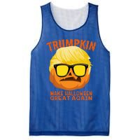 Trumpkin Funny Halloween Make Halloween Great Again Gift Mesh Reversible Basketball Jersey Tank