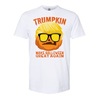 Trumpkin Funny Halloween Make Halloween Great Again Gift Softstyle CVC T-Shirt