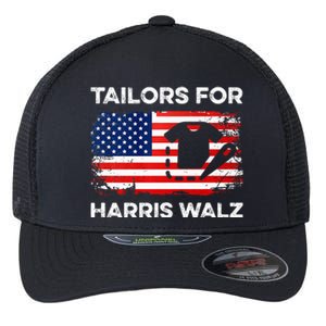 Tailors For Harris Walz 2024 Election President Vote Kamala Premium Flexfit Unipanel Trucker Cap