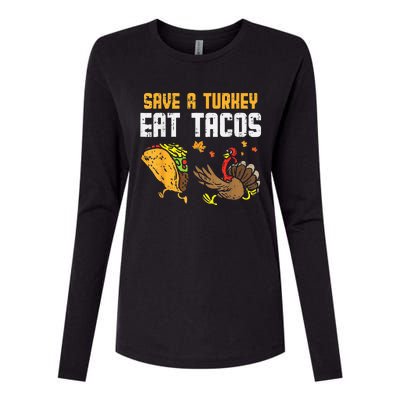 Turkey Fiesta Hilarious Thanksgiving Day Celebration Womens Cotton Relaxed Long Sleeve T-Shirt