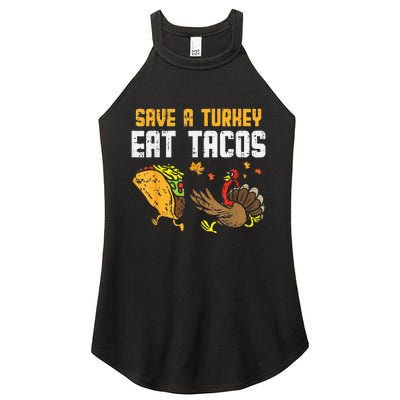 Turkey Fiesta Hilarious Thanksgiving Day Celebration Women’s Perfect Tri Rocker Tank