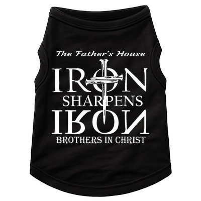 The Father's House Iron Sharpens Iron Brother In Christ Doggie Tank