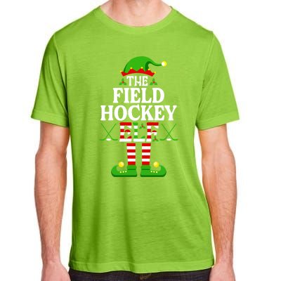 The Field Hockey Elf Cute Gift Funny Christmas Family Matching Great Gift Adult ChromaSoft Performance T-Shirt