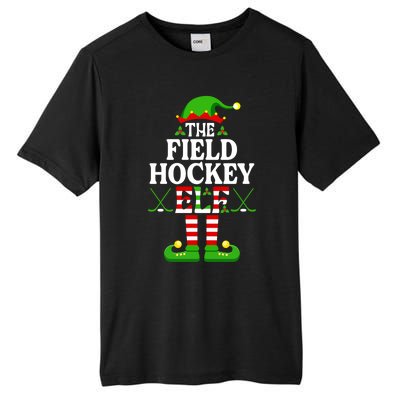 The Field Hockey Elf Cute Gift Funny Christmas Family Matching Great Gift Tall Fusion ChromaSoft Performance T-Shirt